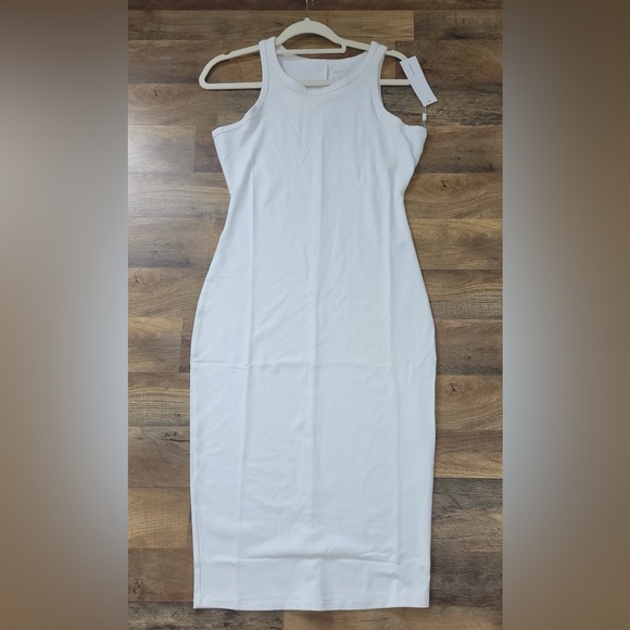 525 America White Midi Bodycon Dress Size M, NWT - Picture 5 of 6